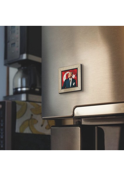 Atatürk Baskılı Mdf MAGNETKRT-099BUZDOLABI Süsü fiyatları