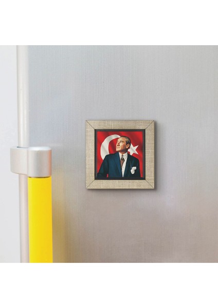Atatürk Baskılı Mdf MAGNETKRT-099BUZDOLABI Süsü modelleri
