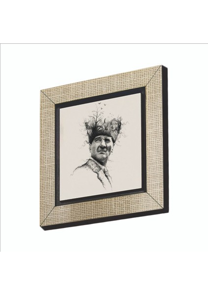 Atatürk Baskılı Mdf MAGNETKRT-105BUZDOLABI Süsü