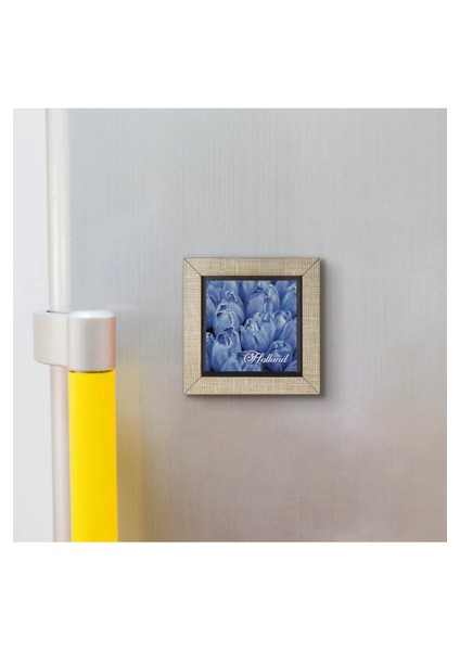 Hollanda Lale Görseli Baskılı Mdf MAGNETKRG-025BUZDOLABI Süsü modelleri