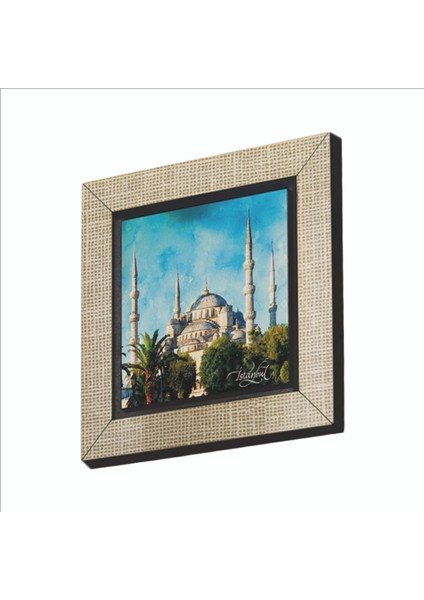 Sultanahmet Camii Baskılı Mdf MAGNETKRT-013BUZDOLABI Süsü