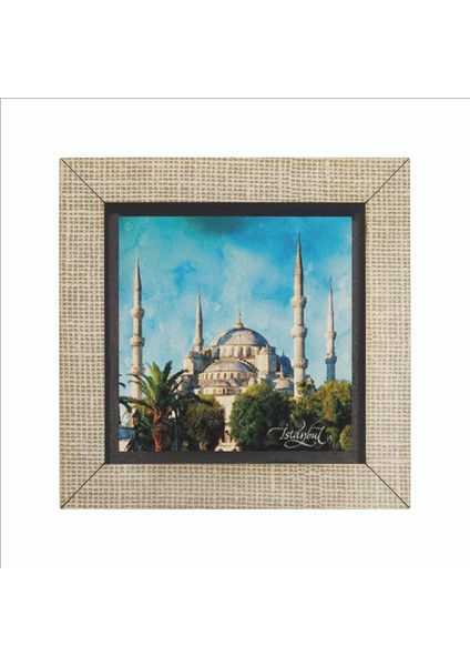 Sultanahmet Camii Baskılı Mdf MAGNETKRT-013BUZDOLABI Süsü