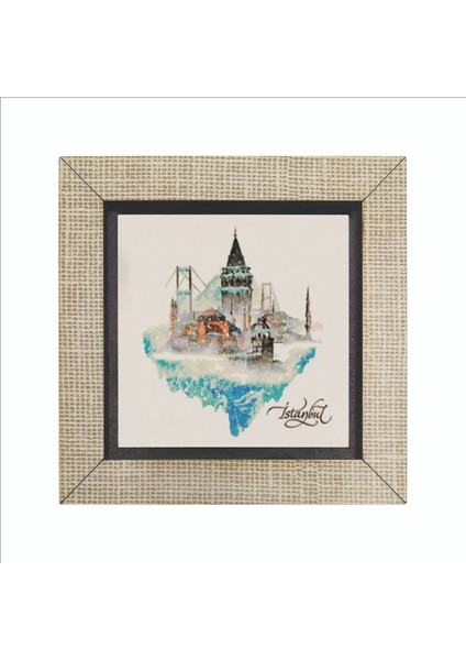 Istanbul Sembolik Yerler Baskılı Mdf MAGNETKRT-029BUZDOLABI Süsü fırsatları