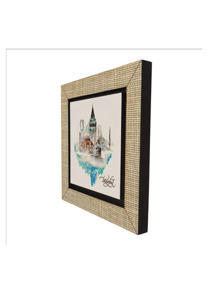 Istanbul Sembolik Yerler Baskılı Mdf MAGNETKRT-029BUZDOLABI Süsü indirimleri