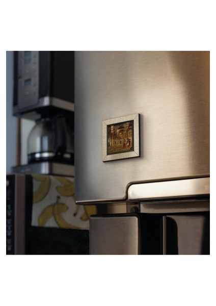 Camide Namaz Kılanlar Jean-Léon Gérôme, 1871 Baskılı Mdf MAGNETKRT-133BUZDOLABI Süsü fiyatları