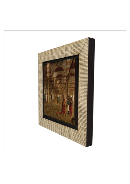 Camide Namaz Kılanlar Jean-Léon Gérôme, 1871 Baskılı Mdf MAGNETKRT-133BUZDOLABI Süsü indirimleri