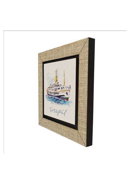 Istanbul Vapur Baskılı Mdf MAGNETKRT-034BUZDOLABI Süsü indirimleri