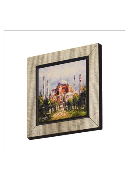Ayasofya Camii Baskılı Mdf MAGNETKRT-003BUZDOLABI Süsü