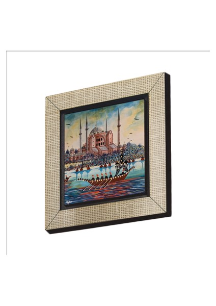 Ayasofya Camii Baskılı Mdf MAGNETKRT-007BUZDOLABI Süsü