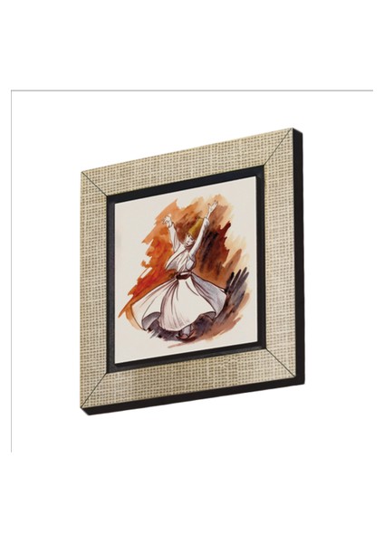 Semazen Baskılı Mdf MAGNETKRT-078BUZDOLABI Süsü