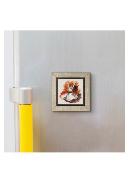 Semazen Baskılı Mdf MAGNETKRT-078BUZDOLABI Süsü modelleri