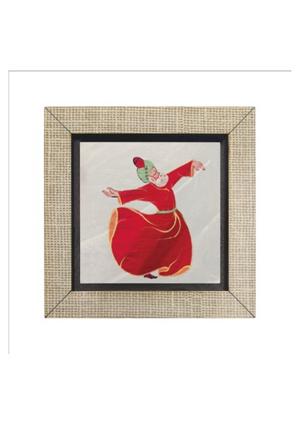 Semazen Baskılı Mdf MAGNETKRT-079BUZDOLABI Süsü