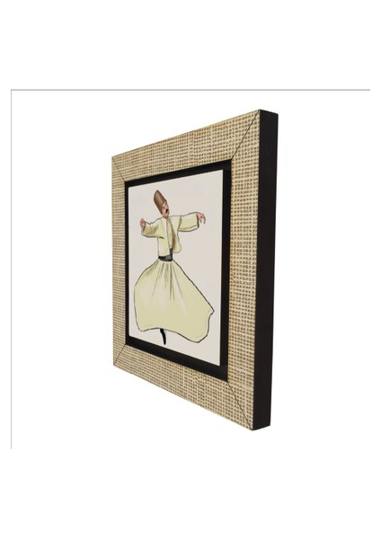 Semazen Baskılı Mdf MAGNETKRT-077BUZDOLABI Süsü
