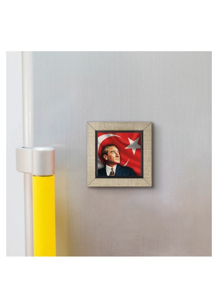 Atatürk Baskılı Mdf MAGNETKRT-100BUZDOLABI Süsü modelleri