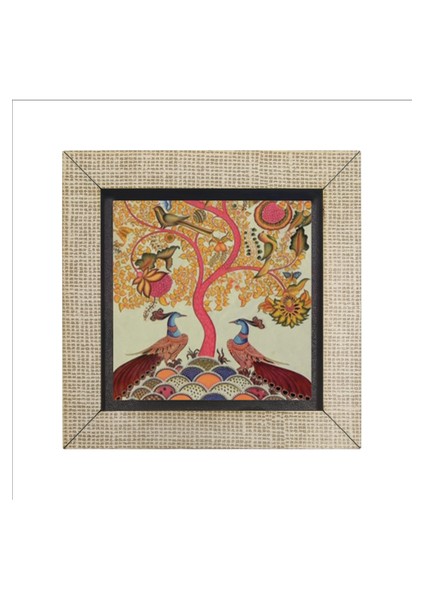 Tavus Kuşları Baskılı Mdf MAGNETKRG-161BUZDOLABI Süsü fırsatları