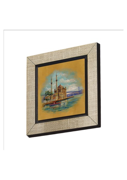 Ortaköy Camii Baskılı Mdf MAGNETKRT-036BUZDOLABI Süsü