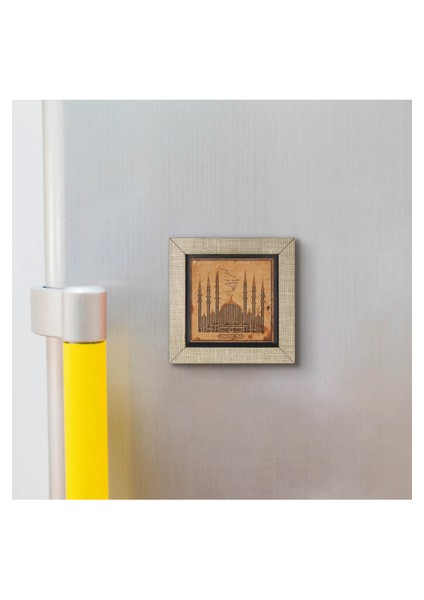 Kelime-I Tevhid Baskılı Mdf MAGNETKH-050BUZDOLABI Süsü modelleri