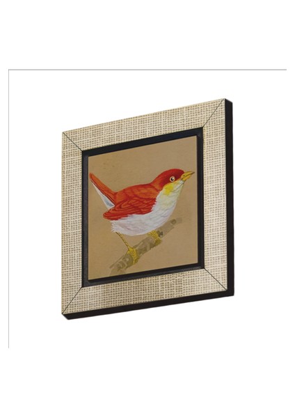 Kuş Baskılı Mdf MAGNETKRG-157BUZDOLABI Süsü