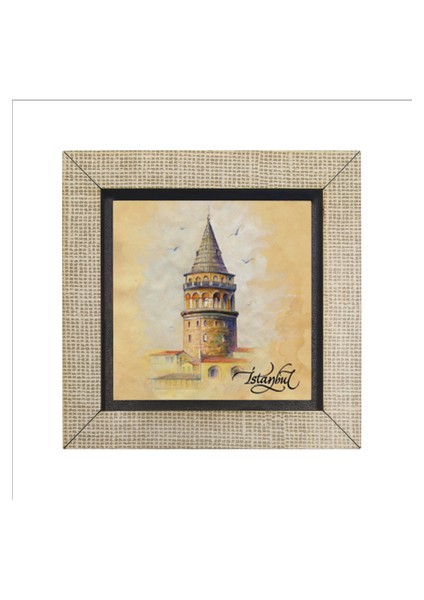 Galata Kulesi Baskılı Mdf MAGNETKRT-021BUZDOLABI Süsü fırsatları
