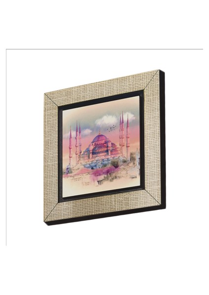 Sultanahmet Camii Baskılı Mdf MAGNETKRT-012BUZDOLABI Süsü