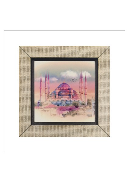 Sultanahmet Camii Baskılı Mdf MAGNETKRT-012BUZDOLABI Süsü