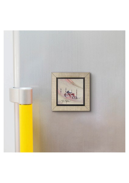 Ayasofya Camii Baskılı Mdf MAGNETKRT-002BUZDOLABI Süsü modelleri