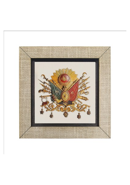 Osmanlı Arması Baskılı Mdf MAGNETKRT-087BUZDOLABI Süsü fırsatları