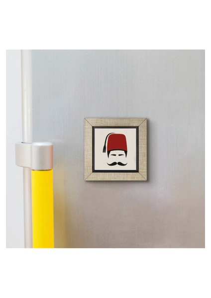 Osmanlı Erkek Ikon Baskılı Mdf MAGNETKRT-109BUZDOLABI Süsü modelleri