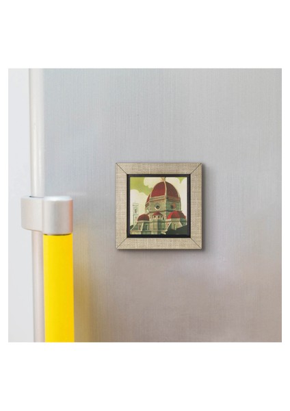Italya Görseli Baskılı Mdf MAGNETKRG-058BUZDOLABI Süsü modelleri