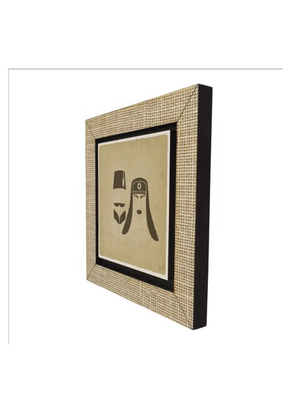 Osmanlı Kadın & Erkek Ikon Baskılı Mdf MAGNETKRT-108BUZDOLABI Süsü indirimleri