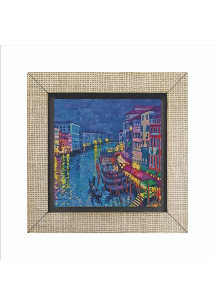 Venedik Görseli Baskılı Mdf MAGNETKRG-049BUZDOLABI Süsü fırsatları