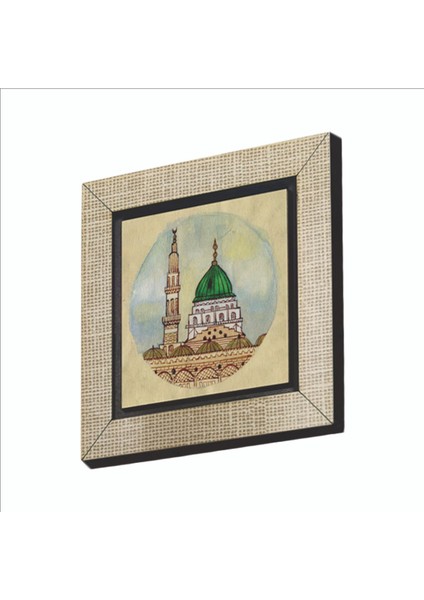 Mescid-I Nebevi Baskılı Mdf MAGNETKRG-079BUZDOLABI Süsü