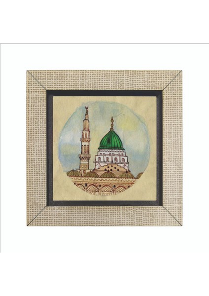 Mescid-I Nebevi Baskılı Mdf MAGNETKRG-079BUZDOLABI Süsü fırsatları