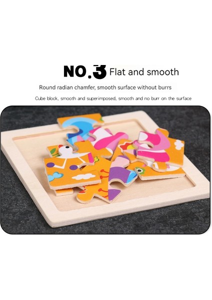 Çocuk Ahşap Puzzle Karikatür Hayvan Puzzle Bebek Erken Eğitim Eğitici Oyuncaklar (Yurt Dışından) modelleri
