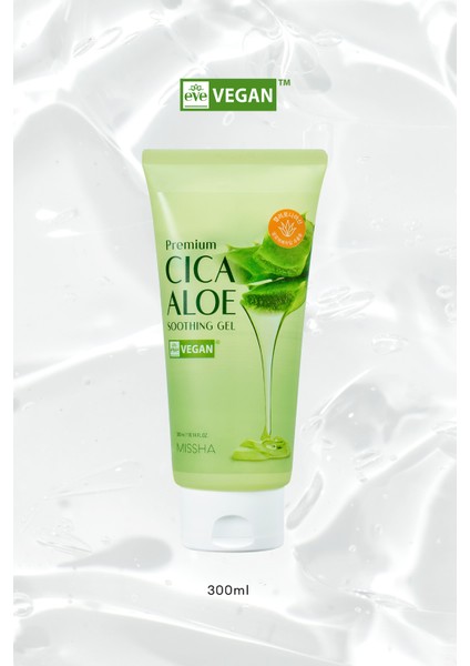 Mıssha Aloe Vera Içeren Nemlendirici ve Yatıştırıcı Jel -Premium Cica Aloe Soothing Gel