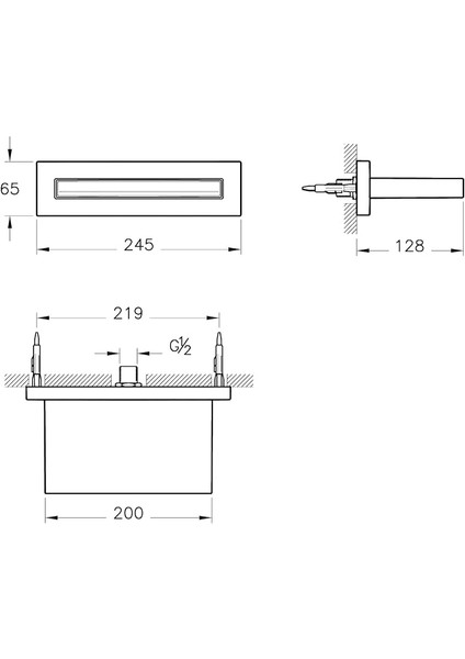 Cascata A45715 Duş Başlığı Krom indirimleri