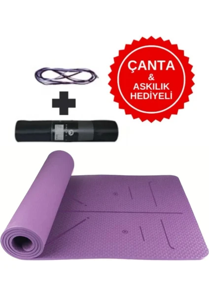 Xtr Fitness Ekstra Konforlu Yoga Matı - 8mm Kalınlık, Ekolojik Tpe Pilates Egzersiz Minderi