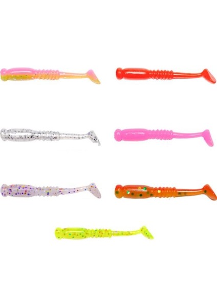 Rock Tail 4cm Kokulu Silikon Yem (12 Adet)