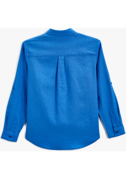 Basic Gömlek Keten Karışımlı Uzun Kollu fiyatları