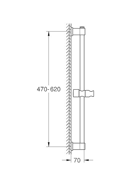 Vitalio Universal Sürgülü Ray, El Duşu Tutucu, Duş Başlığı Askısı, Hareketli, Ayarlanabilir, modelleri