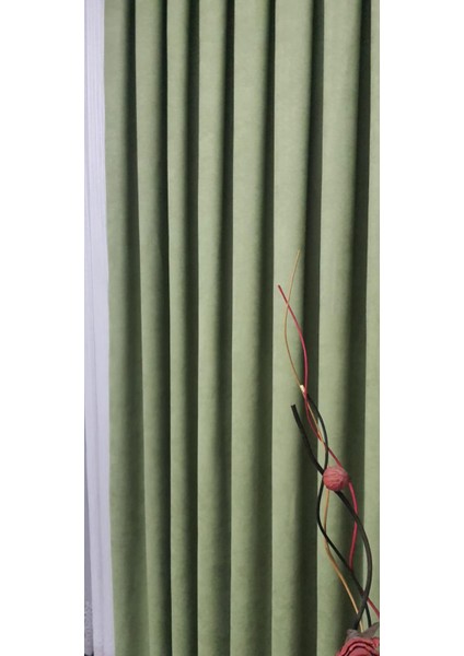 Kullanıma Hazır Pilesiz Ekstraforlu Düz Dikim Fon Perde Tek Kanat 9195 fırsatları