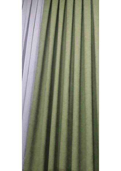 Kullanıma Hazır Pilesiz Ekstraforlu Düz Dikim Fon Perde Tek Kanat 9195 indirimleri