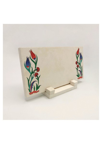 Geleneksel Hat Sanatı ile Doğal Taş Üzerine Yazılı Masaüstü Isimlik fırsatları