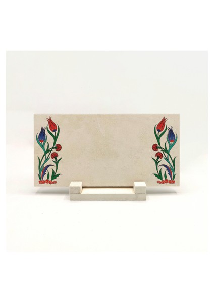 Geleneksel Hat Sanatı ile Doğal Taş Üzerine Yazılı Masaüstü Isimlik indirimleri