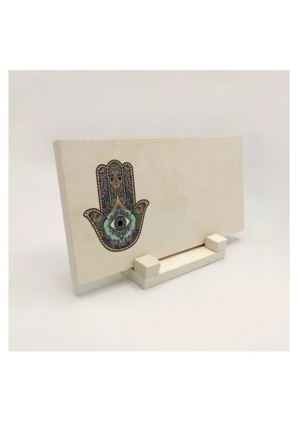 Geleneksel Hat Sanatı ile Doğal Taş Üzerine Yazılı Masaüstü Isimlik fırsatları