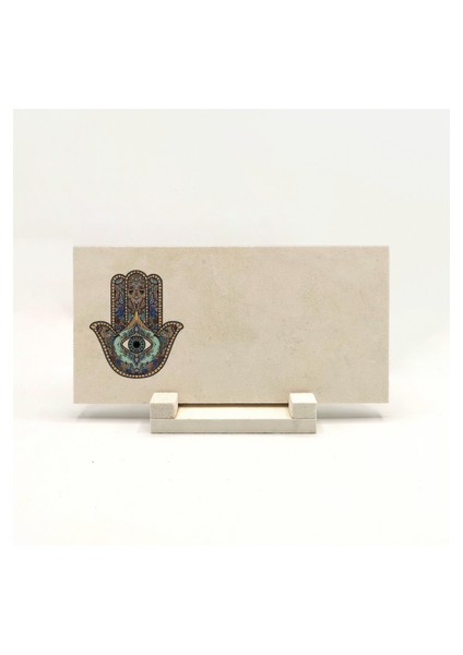 Geleneksel Hat Sanatı ile Doğal Taş Üzerine Yazılı Masaüstü Isimlik indirimleri