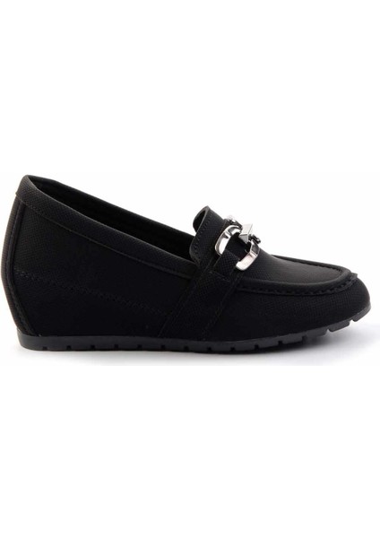 Siyah Kadın Loafer Ayakkabı K01014015009