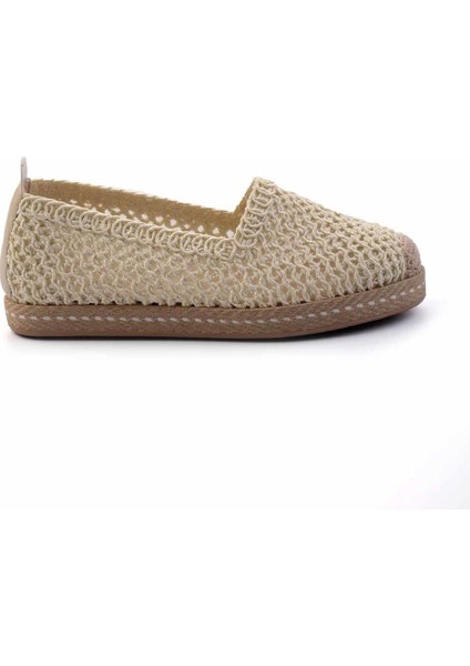Bej Örgü Kadın Espadril K01117011216