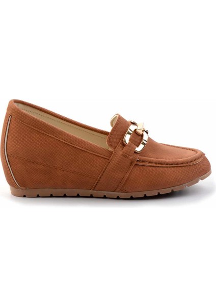 Taba Kadın Loafer Ayakkabı K01014015009