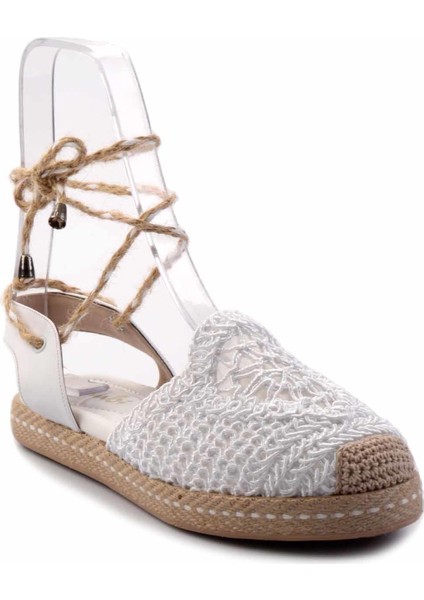 Beyaz Örgü Kadın Espadril K01117011116 fiyatları